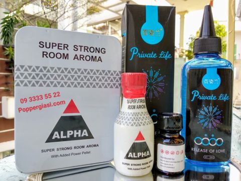  COMBO 1 SET POPPER 40ML + 10ML ALPHA SUPPER BOTTOM ( TẶNG KÈM GEL GIẢM ĐAU CHO BOT 120G + FREE SHIP ) 