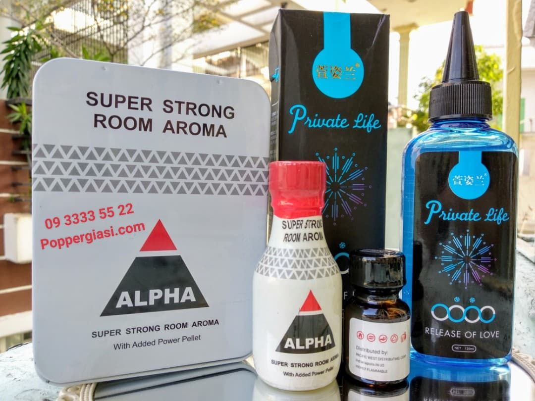 COMBO 1 SET POPPER 40ML + 10ML ALPHA SUPPER BOTTOM ( TẶNG KÈM GEL GIẢM ĐAU CHO BOT 120G + FREE SHIP )