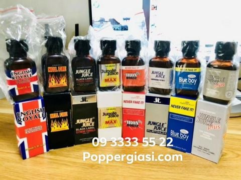  POPPER RUSH ĐỎ 30ML ( TẶNG KÈM BCS DUREX + FREE SHIP 6KM  ) 