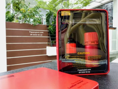  COMBO 1 SET POPPER 40ML + 10ML TITAN ĐỎ BẢN LIMITED ( TẶNG KÈM 1 HỘP NGỰA THÁI 10 VIÊN + BCS DUREX + FREE SHIP 6KM ) 