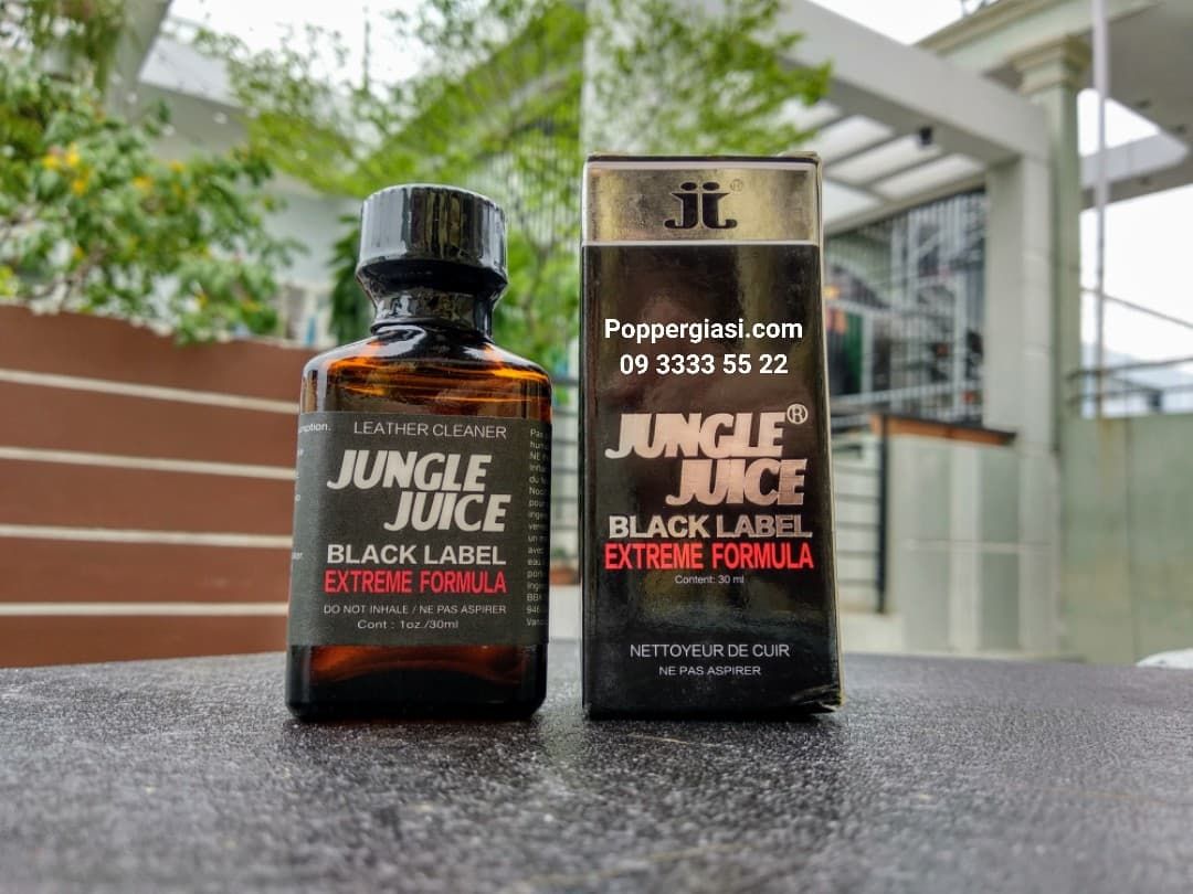 POPPER JUNGLE JUICE BLACK 30ML  ( TẶNG KÈM BCS + 1V CƯƠNG DƯƠNG  + FREE SHIP 6KM  )