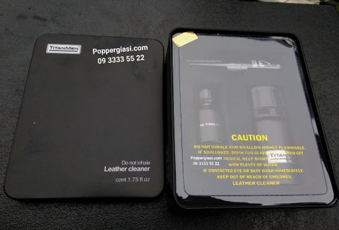  COMBO 1 SET POPPER 40ML + 10ML TITAN ĐEN BẢN LIMITED ( TẶNG KÈM 1 HỘP NGỰA THÁI 10 VIÊN + BCS DUREX + FREE SHIP 6KM ) 