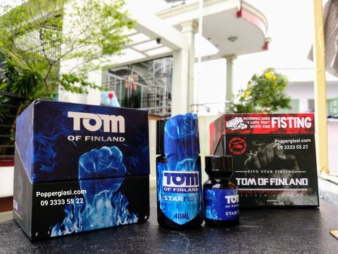  COMBO 1 SET POPPER 40ML + 10ML TOM FISTING BOT ( TẶNG KÈM 1 LỌ 10ML + BCS DUREX + FREE SHIP 6KM ) 