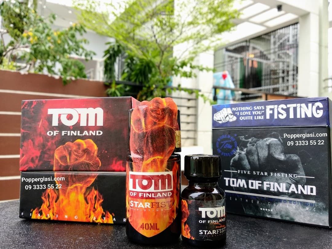 COMBO 1 SET POPPER 40ML + 10ML TOM FISTING TOP ( TẶNG KÈM 1 LỌ 10ML + BCS DUREX + FREE SHIP 6KM )