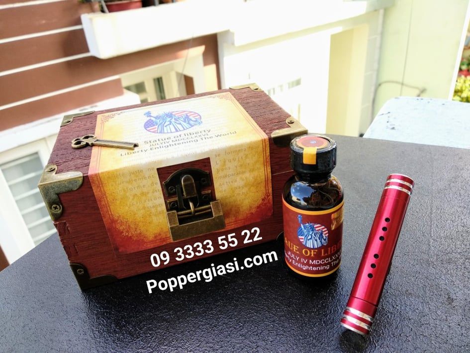 COMBO POPPER STATUE OF LIBERTY ( TẶNG KÈM 5 VIÊN CƯƠNG DƯƠNG NGỰA THÁI + 3 VIÊN PIG PENNIS CƯƠNG DƯƠNG + BCS DUREX + FREE SHIP )