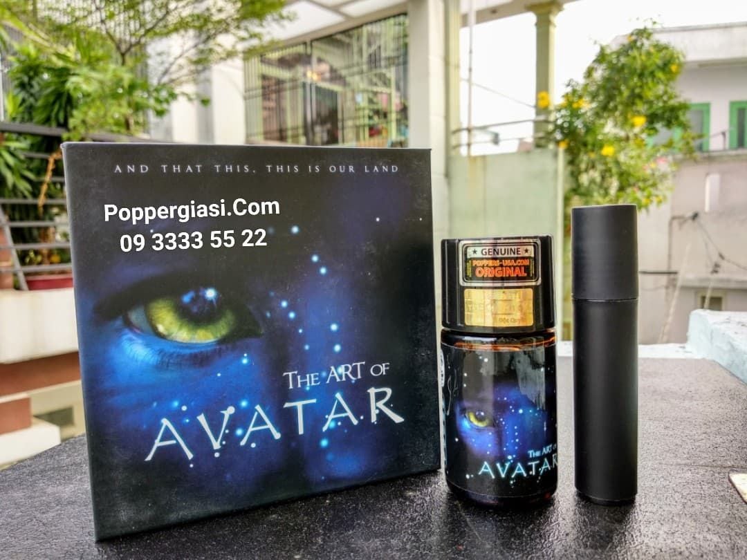 POPPER 40ML AVATAR XANH ĐẦY THẦN BÍ ( TẶNG KÈM 1 LỌ 10ML + BCS DUREX + FREE SHIP )