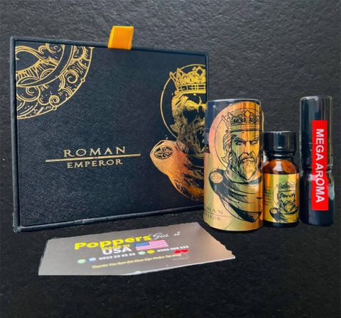  COMBO 1 SET ROMAN EMPEROR ( TẶNG 1 LỌ 10ML RUSH +  GEL SKY + 1 VIÊN NGỰA THÁI + BSD DUREX GAI  + FREE SHIP 6KM ) 