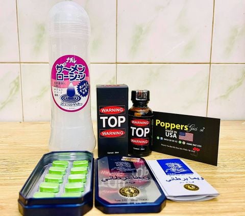  COMBO 1 LỌ 30ML + 1 GEL TINH TRÙNG 300ML + 1 HỘP NGỰA THÁI 10 VIÊN  (  FREE SHIP 6KM ) 