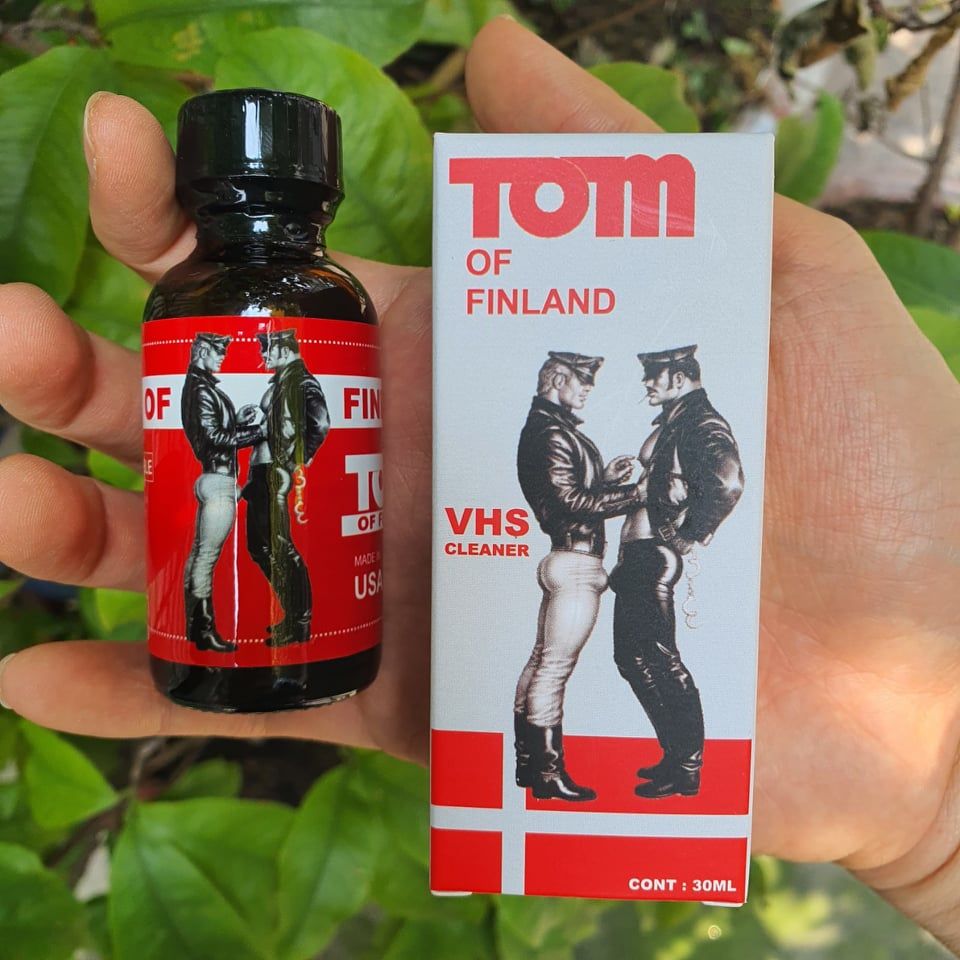 POPPER TOM OF FINLAND MẠNH MẼ 30ML  ( TẶNG KÈM BCS + 2 VIEN CƯƠNG DƯƠNG + FREE SHIP 6KM  )