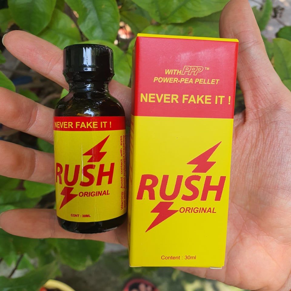 POPPER RUSH VÀNG DÒNG TRUYỀN THỐNG MẠNH MẼ 30ML  ( TẶNG KÈM GEL KY 50ML + FREE SHIP 6KM  )