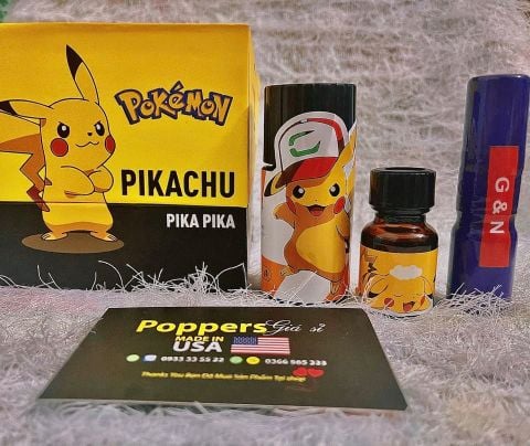  COMBO 1 SET PIKA PIKACHU 30ML + 10ML ( TẶNG 1 LỌ 10ML BẤT KÌ 240K + BCS DUREX + FREE SHIP 6KM ) 