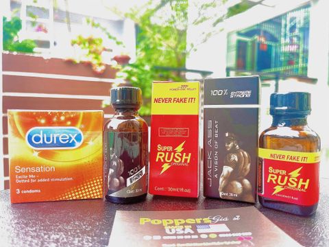 - COMBO 1 LỌ 30ML JACKASS + 1 LỌ 30ML RUSH (TẶNG KÈM BCS + FREE SHIP 6KM ) 