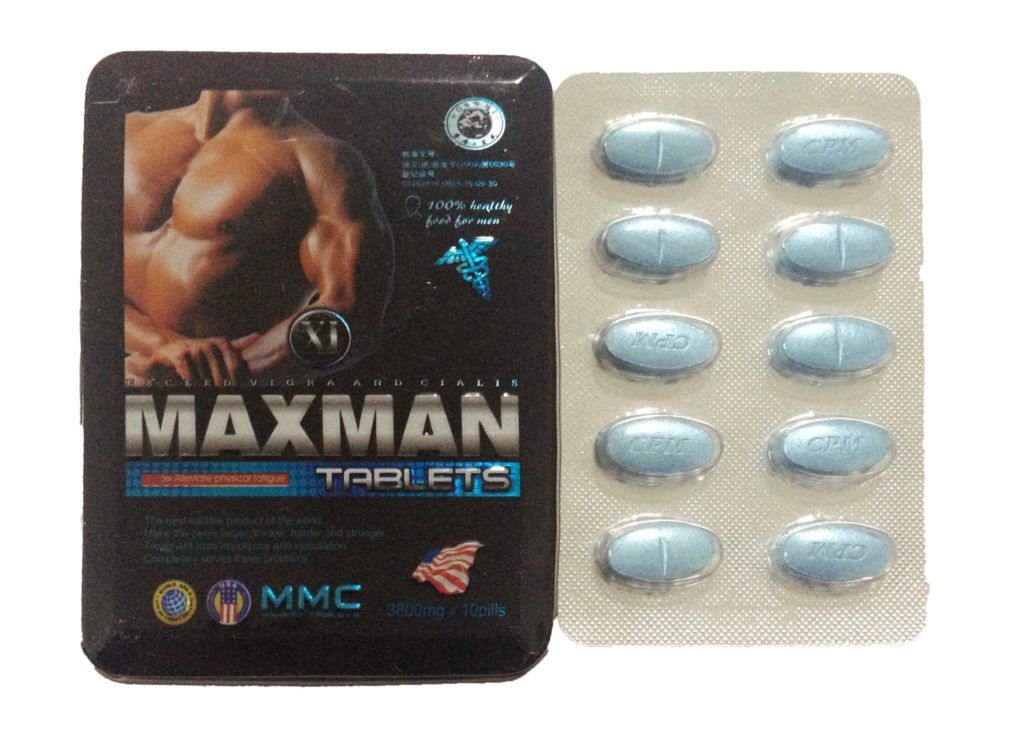 MAXMAN viên xanh 10 viên hongkong USA