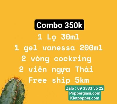  - COMBO 1 LỌ 30ML ( TẶNG VANESSA 200ML +  2 VIÊN NGỰA THÁI + 2 COCKRING + FREE SHIP 5KM ) 