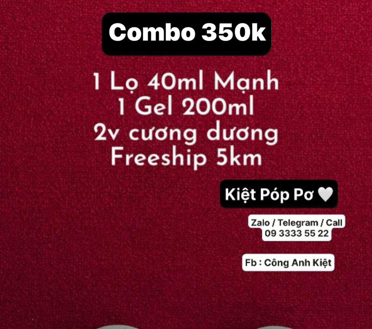 - COMBO 1 LỌ POPPER 40ML MẠNH CHO NGƯỜI LỜN ( TẶNG KÈM GEL VANESSA 200ML + 2 VIÊN CƯƠNG DƯƠNG + FREESHIP 5KM )