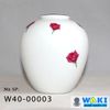 Bình hoa Noritake hoa hồng, 15*43cm, W40-0003