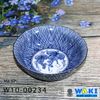 Tô sứ Nhật men xanh có triện, 18x8x6cm, W10-00234