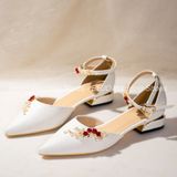  Giày cưới cao cấp Bejo H78.3P.05 NỤ HOA ĐỎ, CÀNH NGỌC 