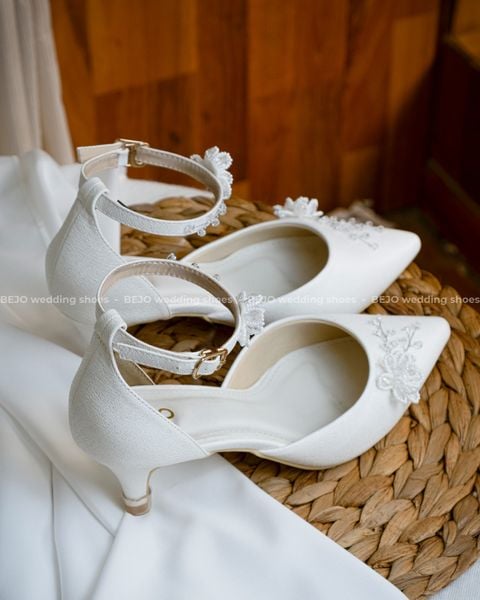  Giày cưới cao cấp BEJO WEDDING SHOSE- H78.GN.5P.05 hoa cườm 