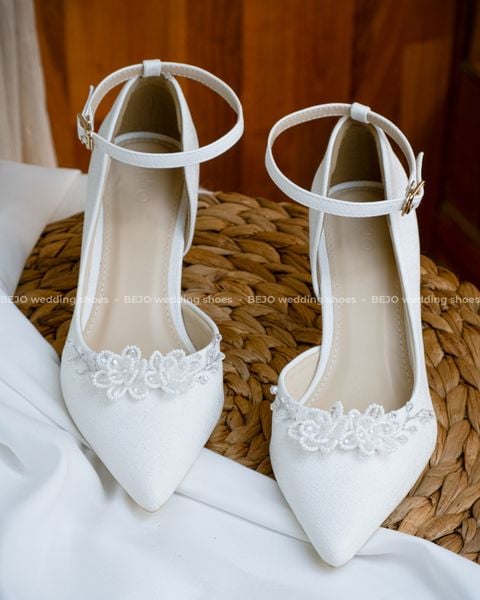  Giày cưới cao cấp BEJO WEDDING SHOSE- H88.G.5P.03 Hoa cườm 