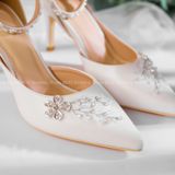  Giày cưới - Giày cô dâu cao cấp BEJO H70.03.HOAMAI.NHANHPHALE.TRANG 