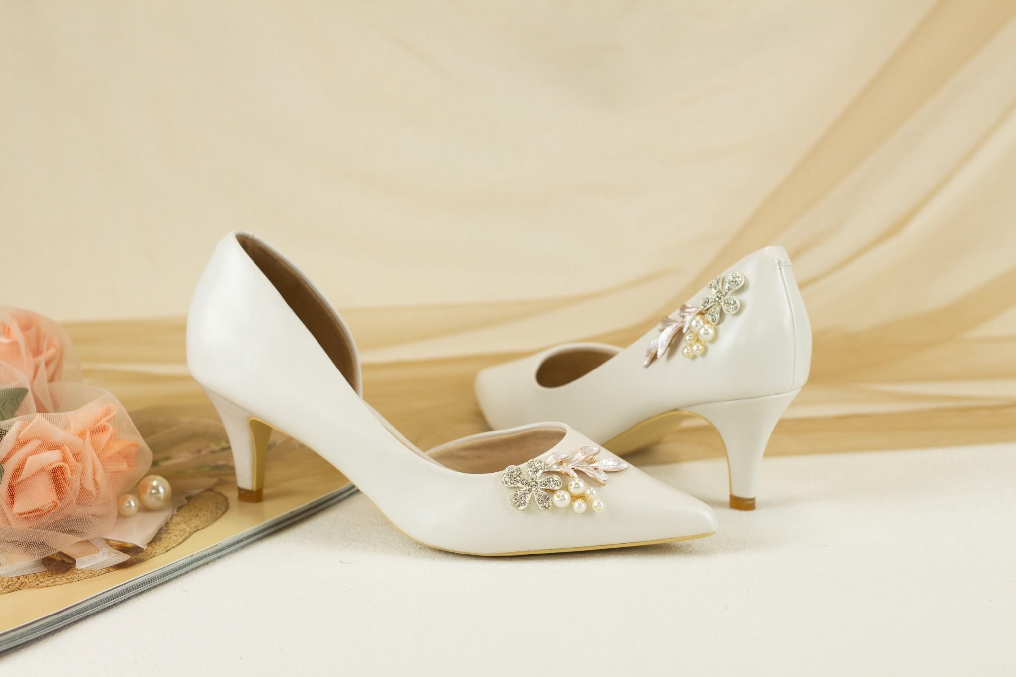  Giày cưới - Giày cô dâu cao cấp BEJO H51.5P.03.TRANG.PHUCNGOCMAI 