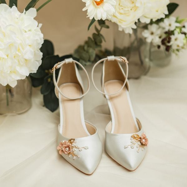  Giày Cưới Cao Gót H78.03.TRANG 