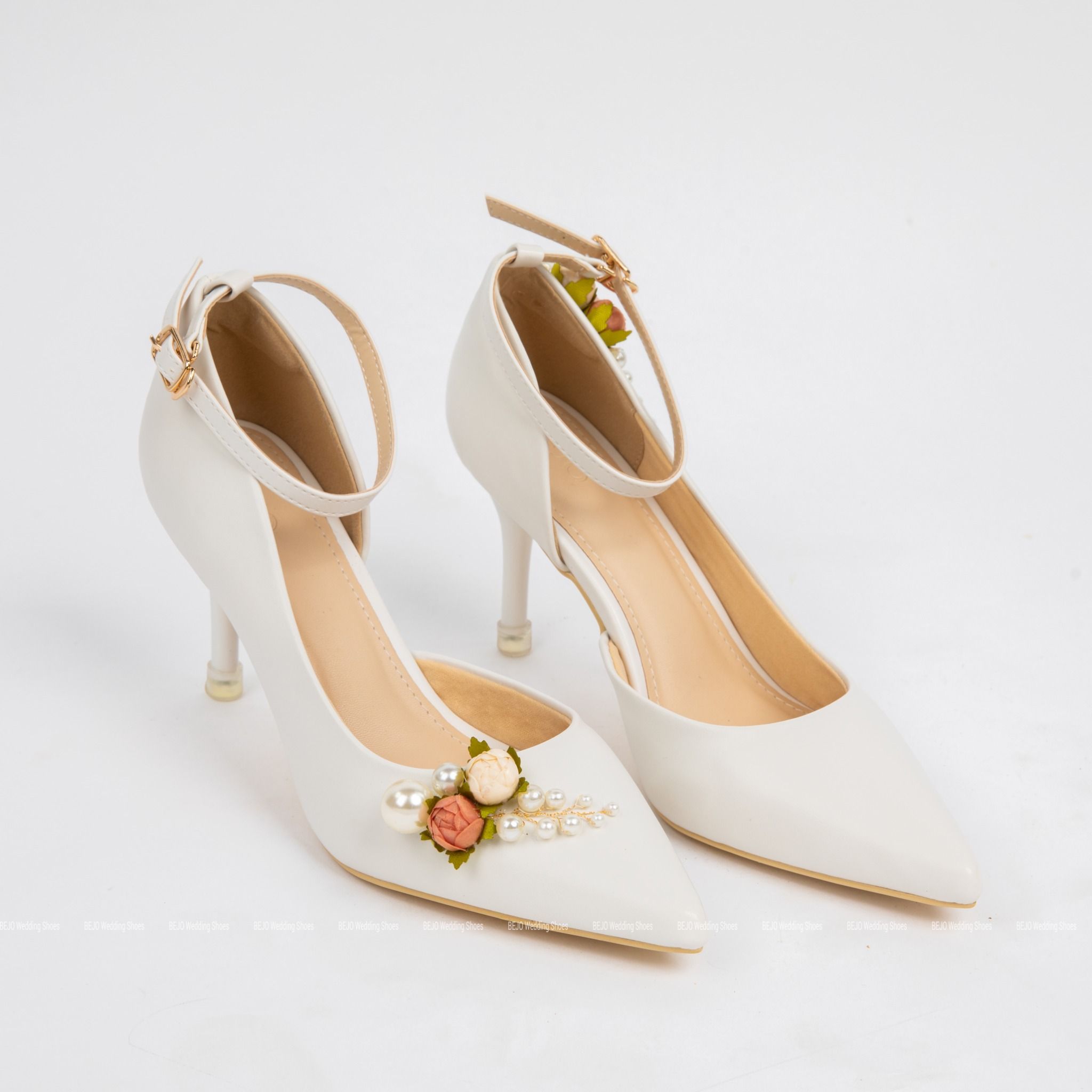  Giày cưới - Giày cô dâu cao cấp BEJO H88.03.2HOACAM.TRANG 