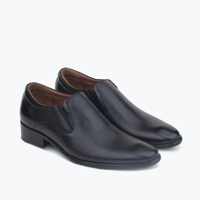  Giày Da Nam Black Oxford 