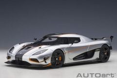 Xe Mô Hình Koenigsegg Agera RS 1:18 Autoart ( Moon Silver / Carbon with Orange )