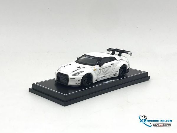 Xe Mô Hình Nissan GTR- R35 LB 1:64 Liberty Walks ( Trắng )