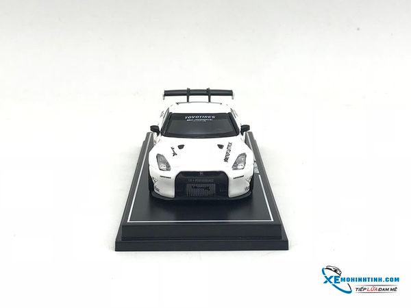 Xe Mô Hình Nissan GTR- R35 LB 1:64 Liberty Walks ( Trắng )