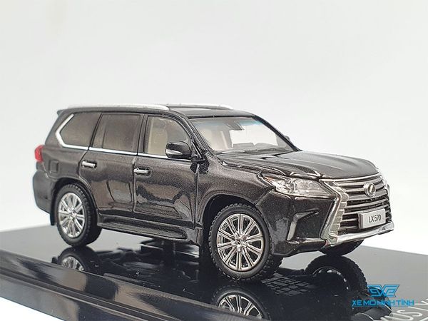 Xe Mô Hình Lexus LX570 Sonic Quartz 1:64 Kyosho (Đen)