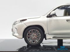 Xe Mô Hình Lexus LX570 Sonic Quartz 1:64 Kyosho (Trắng)