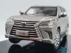 Xe Mô Hình Lexus LX570 Sonic Quartz 1:64 Kyosho (Xám)