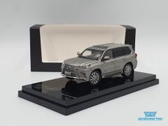 Xe Mô Hình Lexus LX570 Sonic Quartz 1:64 Kyosho (Xám)