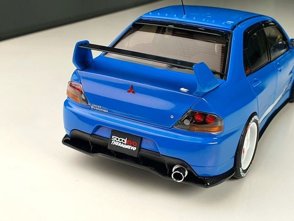 Xe Mô Hình Mitsubishi Lancer Evolution IX 1:18 Super A (Xanh)