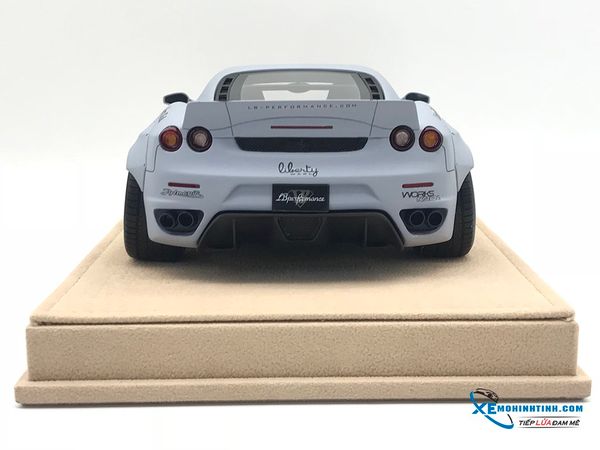 Xe Mô Hình Ferrari F430 Liberty Walks 1:18 LB ( Xám Nhám )