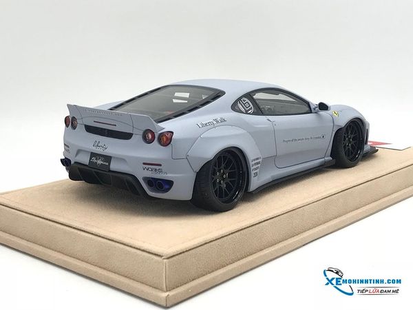 Xe Mô Hình Ferrari F430 Liberty Walks 1:18 LB ( Xám Nhám )