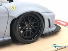 Xe Mô Hình Ferrari F430 Liberty Walks 1:18 LB ( Xám Nhám )