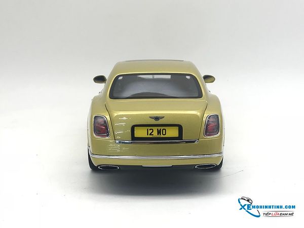 Xe Mô Hình Bentley Mulsanne Speed 1:18 Almost Real ( Vàng )