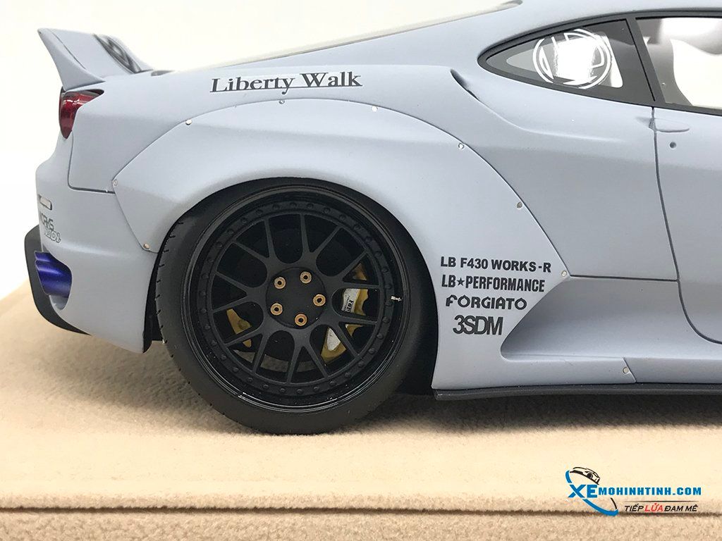 Xe Mô Hình Ferrari F430 Liberty Walks 1:18 LB ( Xám Nhám ) - Shop Xe Mô ...