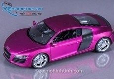 XE MÔ HÌNH AUDI R8 1:24 WELLY (TÍM)