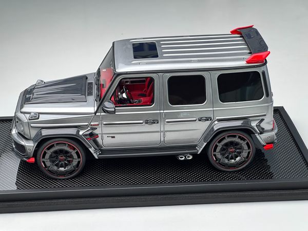 Xe Mô Hình Mercedes Benz G63 AMG 2019 Limited 66 1:18 Motorhelix ( Bạc )