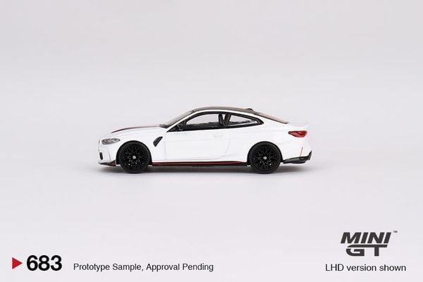 Xe Mô Hình BMW M4 CSL Alpine White 1:64 MINIGT