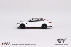 Xe Mô Hình BMW M4 CSL Alpine White 1:64 MINIGT