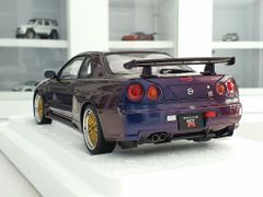 Xe Mô Hình Nissan Skyline GT-R ( R34 ) V-SPEC II 1:18 AUTOart ( Tím Biến Màu )