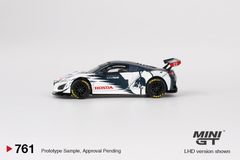 Xe Mô Hình Honda NSX GT3 Evo Alphatauri Yuki Tsunoda 2023 1:64 MiniGT (Trắng)