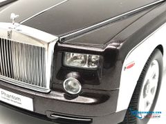 Xe Mô Hình Rolls-Royce Phantom EWB 1:18 Kyosho ( Đen đỏ / Bạc )