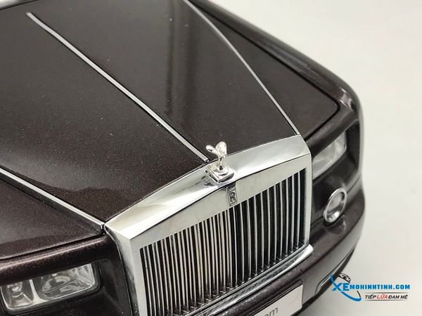 Xe Mô Hình Rolls-Royce Phantom EWB 1:18 Kyosho ( Đen đỏ / Bạc )